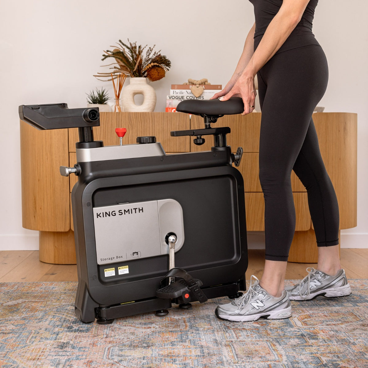 W1B 3IN1 Foldable Exercise Bike, Under Desk Bike