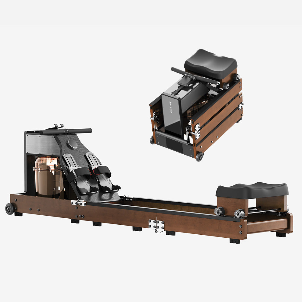 Foatable Rowing Machine WalkingPad Foldable Water Rowing Machine – Dual Resistance, Compact ...