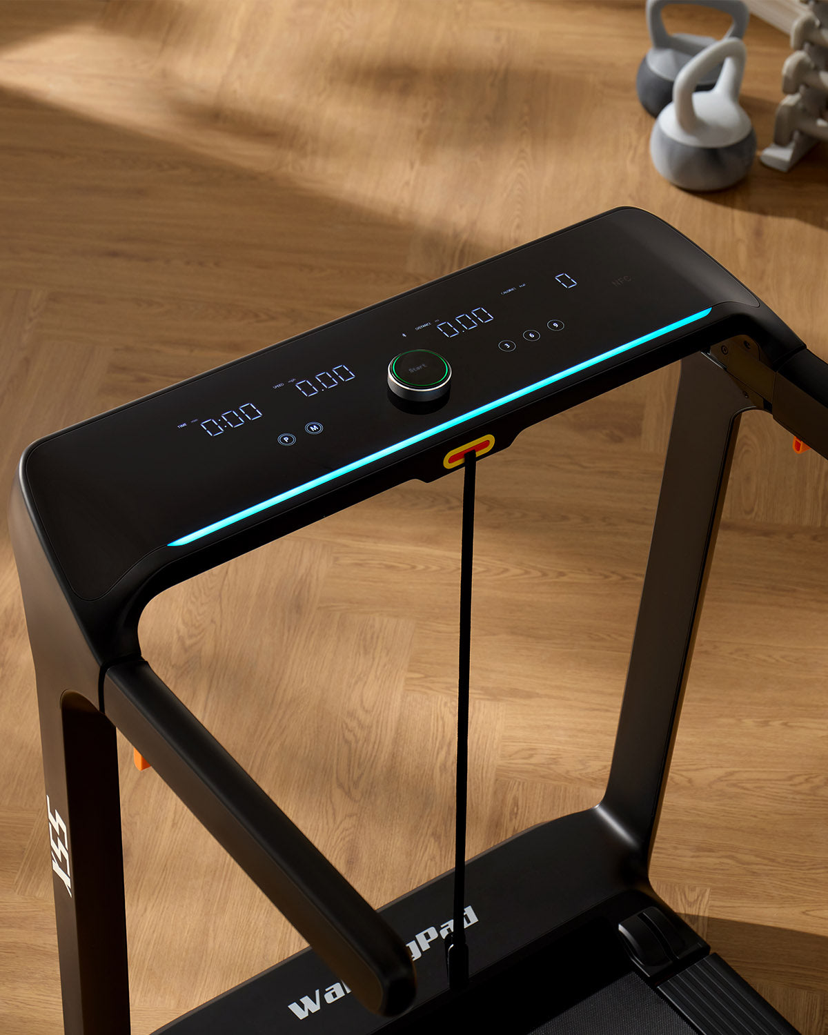 X55 Tri-fold Desk Treadmill for Running (High-end Black)