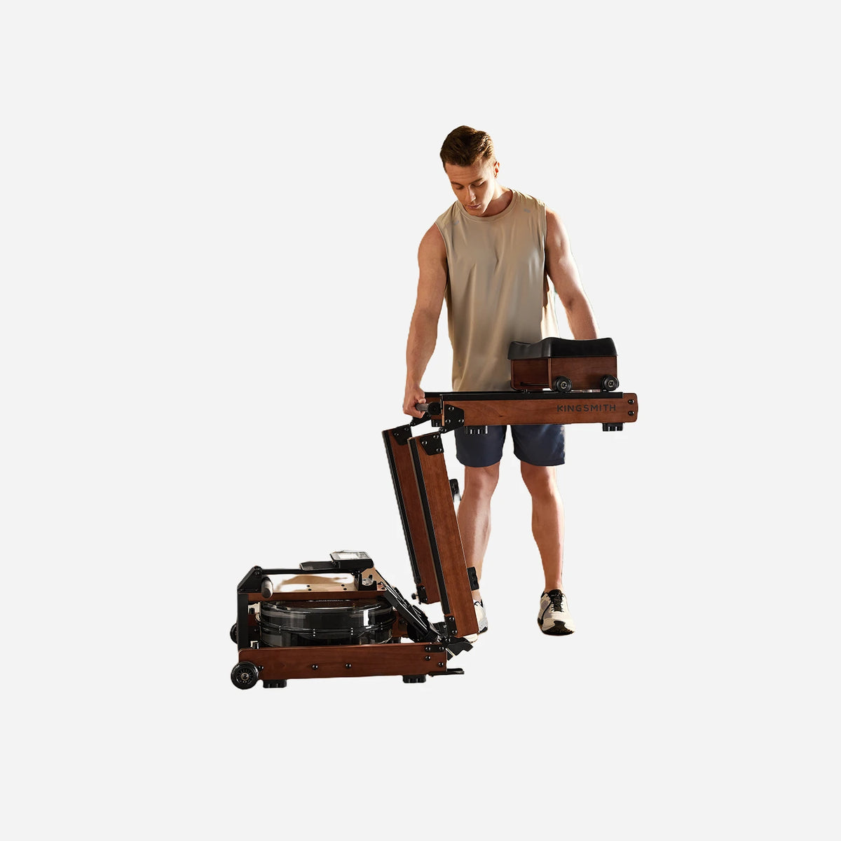 WR3L Tri Fold Water Rowing Machine