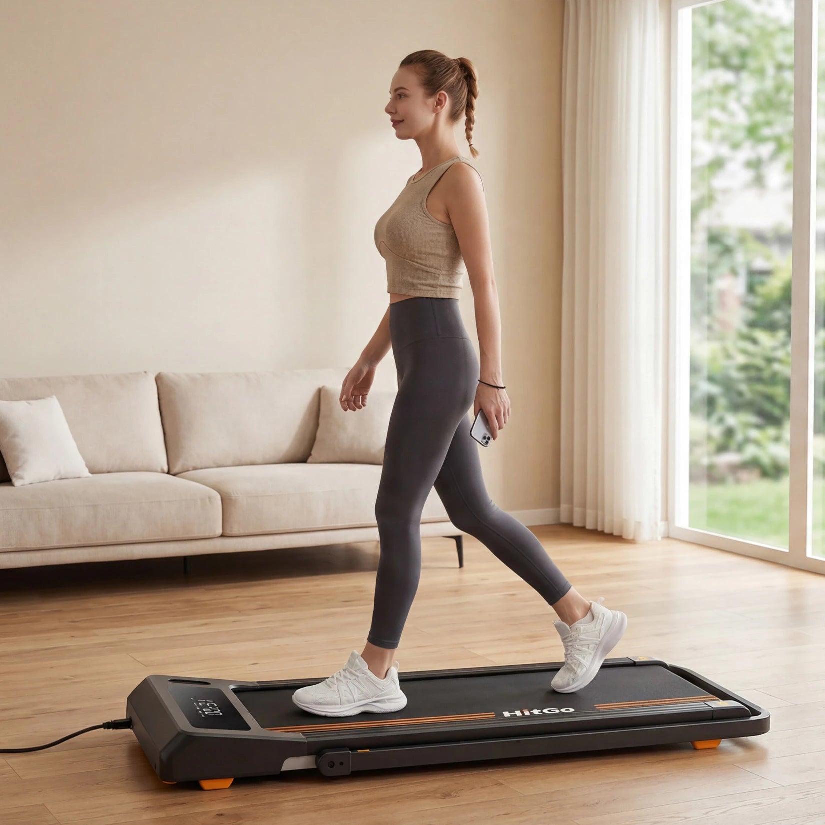 H1 2in1 Under Desk Treadmill