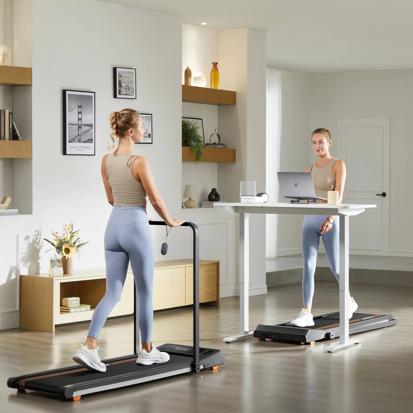 H1 2in1 Under Desk Treadmill
