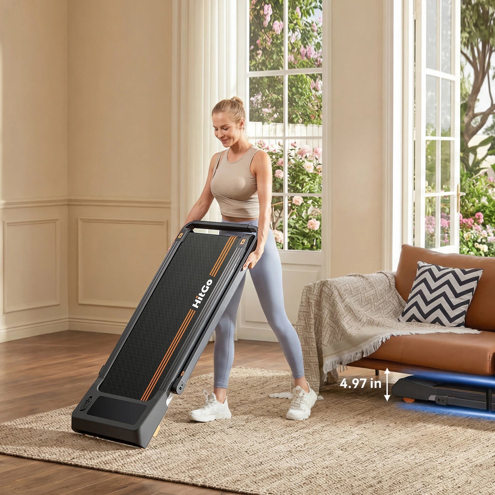 H1 2in1 Under Desk Treadmill