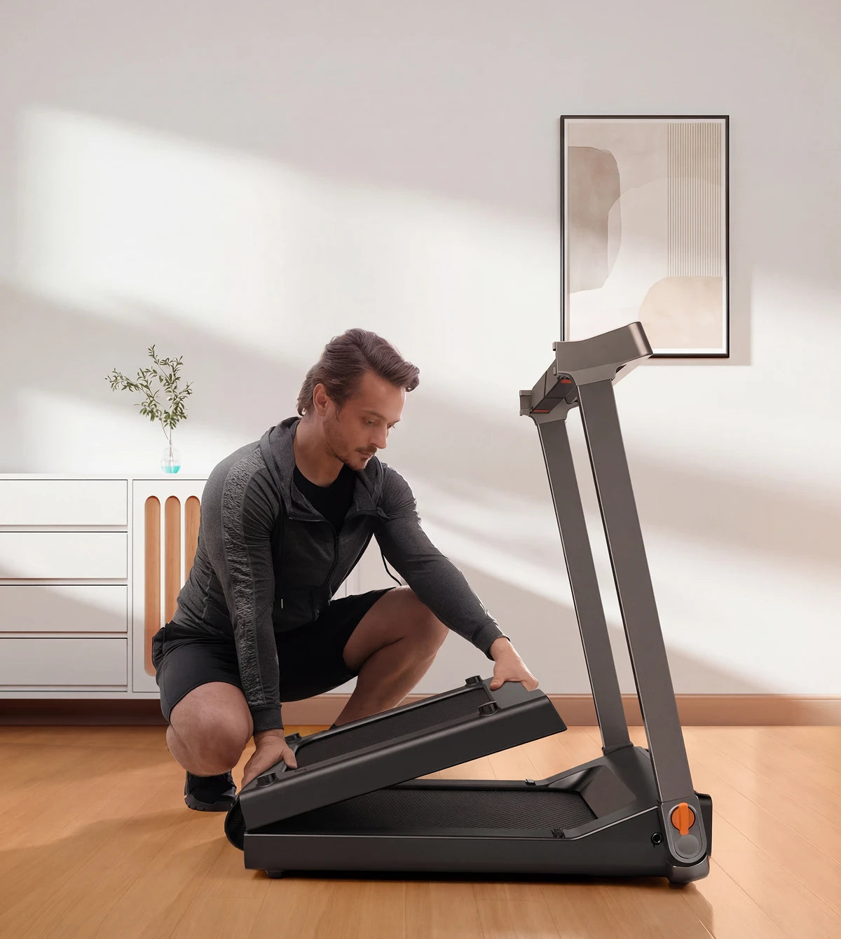 G1 Running Treadmill with Side Armrests
